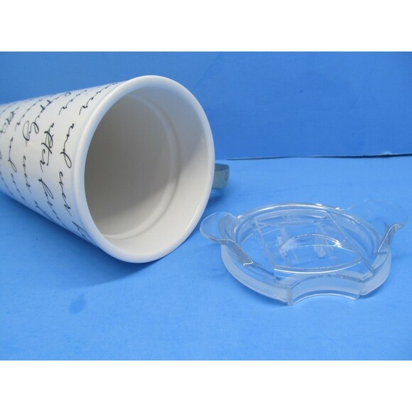 Cypress Ceramic Travel Mug & Lid Happily Ever After 16 oz - Picture 10 of 11